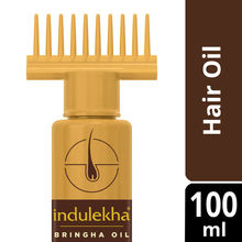 Indulekha Bringha Ayurvedic Hair Oil for Hair Fall Control with Amla & Coconut Oil