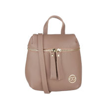 Gio Collection Women's Pink Solid Backpack