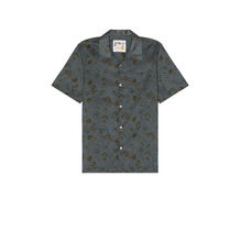 Naked & Famous Denim Flora Sketches Aloha Shirt
