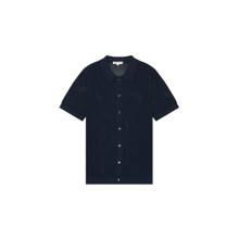 onia Crochet Knit Button Up Shirt