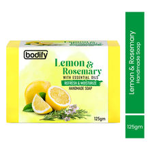 Bodify Lemon Rosemary Soap Refresh Moisturize Natural Extracts for Refreshing Bathing Experience