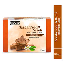 Bodify Sandalwood Neroli Handmade Soap Glow Natural Extracts for Refreshing Bathing Experience