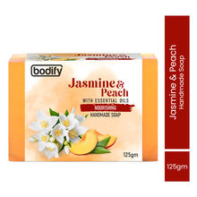 Bodify Jasmine Peach Handmade Soap Nourishing Natural Extracts for Refreshing Bathing Experience