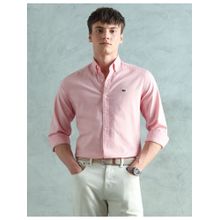 Arrow Sports Pink Oxford Slim Fit Button Down Shirt