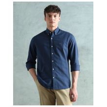 Arrow Sports Blue Oxford Slim Fit Button Down Shirt