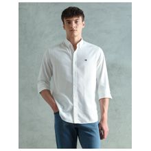 Arrow Sports White Oxford Slim Fit Button Down Shirt