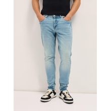 THE BEAR HOUSE Mens Light Blue Skinny Fit Jeans