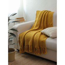House This Nargis 100% Acrylic Throw-Yellow