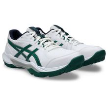 ASICS GEL-PEAKE 3 Unisex White & Green Cricket Shoes