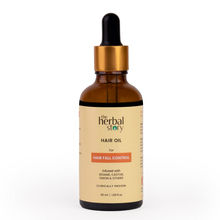 The Herbal Story Hair Fall Control Oil With Ayurvedic Sesame, Onion & Castor - Nourishes & Thickens