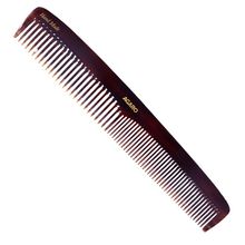 Agaro Hand Made Fine Tooth Comb Brown - Hair Grooming & Dressing Comb with Rounded Teeth