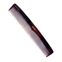 Agaro Hand Made Graduated Dressing Comb Brown - Smooth Rounded Teeth for Hair Styling