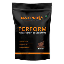 NAKPRO Perform Whey Protein Concentrate Supplement Powder - Chocolate Flavour