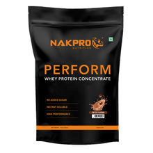 NAKPRO Perform Whey Protein Concentrate Supplement Powder - Coffee Flavour