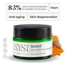 XYST 1% Encapsulated Retinol Night Cream For Anti-Ageing, Fine Lines, Wrinkles With Turmeric Extract