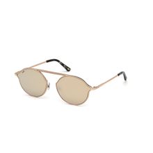 Web Eyewear Brown Metal Unisex Sunglasses WE0198 57 34G (57)