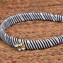 YoungWildFree Zebra Hairbands For Women (Black And White)(Free Size)