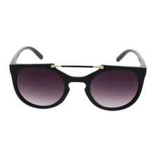 VAST UV Protection Premium Round Top Bar Women Sunglasses (96005) (Black Grey)