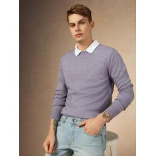 Dennis Lingo Full Sleeve Crew Solid Slim Fit Men Sweater