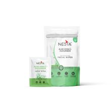 NESTA Cucumber & Aloe Vera Refreshing Facial Wipes