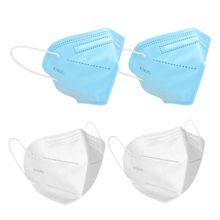 Fabula Pack Of 40 Anti-pollution Reusable 5-layer Mask ( Blue,white)