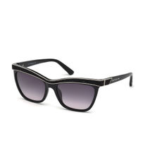 Swarovski Sunglasses Purple Square Women Sunglasses SK0075 55 01B