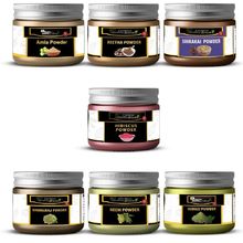 Online Quality Store Reetha, Amla, Shikakai, Hibiscus, Bhringraj, Heena And Indigo Powder