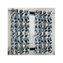 Story@Home Blue Window Curtains (Pack of 2)