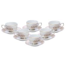 HITKARI POTTERIES Mimosa Cup Saucer Set Of 12Pc