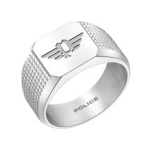 Police Signet P Wing Logo Stainless Steel for Men - Peagf0033502
