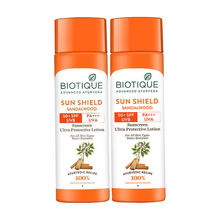 Biotique Sun Shield Sandalwood SPF 50+ Sunscreen Lotion (Pack Of 2)
