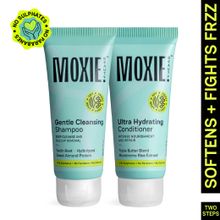 Moxie Beauty Rinse & Shine Travel Duo - Shampoo & Conditioner for Dry and Frizzy Hair
