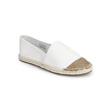 Truffle Collection White Solid Loafers