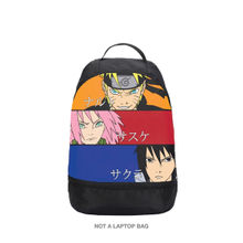 Bewakoof Unisex Black Naruto Team 7 Small Backpack