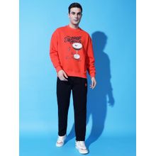 Griffel Espresso Oversized Orange Tracksuit (Set of 2)