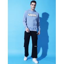 Griffel Bubble Logo Regular Fit Sky Blue Tracksuit (Set of 2)