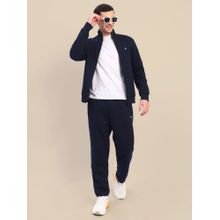 AM SWAN Mens Navy Stylish And Comfortable Full Zipper Sweatshirts