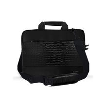 GRIPP Croc Compact Executive Business Laptop Bag 13.3 and 14 Inches - Black