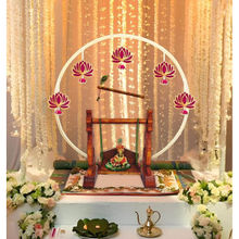 Special You Pvc Backdrop Stand For Decoration With Lotus Hanging- 6 Pcs