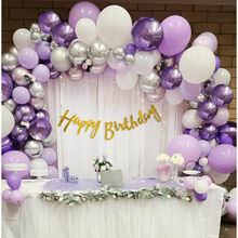 Special You Birthday Decoration Kit For Girls With Purple Balloons- 49 Pcs