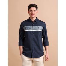 U.S. POLO ASSN. Brand Stripe Dobby Shirt