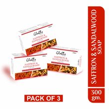 Globus Naturals Saffron & Sandalwood Soap (Pack Of 3)