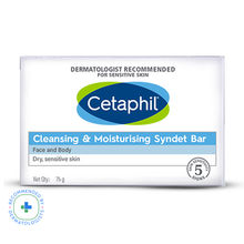 Cetaphil Cleansing & Moisturising Syndet Bar With Shea butter Dermatologist Recommended