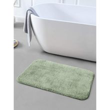 Obsessions Super Soft Anti Skid Polyester Bathmat - Green