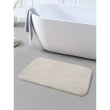 Obsessions Super Soft Anti Skid Polyester Bathmat - Cream