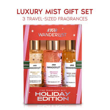 Nykaa Wanderlust Set Of 3 Bestseller Fine Fragrance Mist Luxury Gift Set Champagne Berries Vanilla