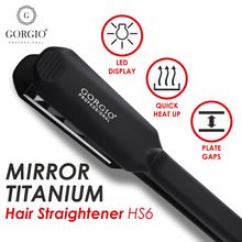 Gorgio Professional Mirror Titanium Hair Straightener HS-06