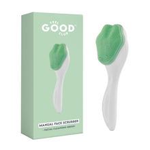 Feel Good Club Manual Face Scrubber Soft Silicone Cleansing Brush For Gentle Skin Exfoliation