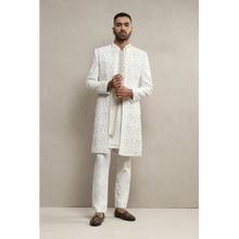 Soniya G Off White Sherwani and Kurta with Pant (Set of 3)