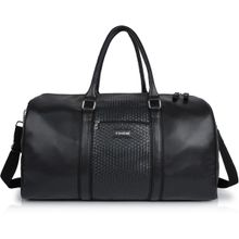 Cimoni Men Classy Design Solid Black Duffle Bag